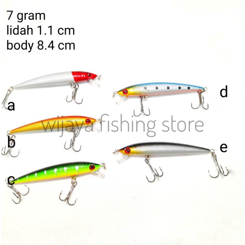 umpan ikan minnow 9.5cm 7gram
