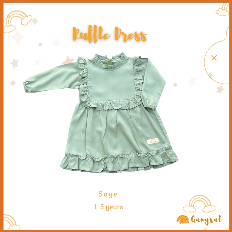 Gangsal alit – dress anak – dress anak warna putih – dress anak usia 1 sampai 5 tahun – dress anakku