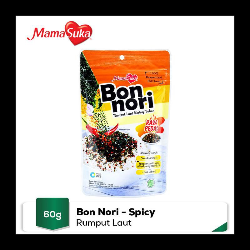 

TERBARU! BUNDLING MAMASUKA PAKET BON NORI PEDAS NAMPOL 60 GR - 3 PCS TERMURAH