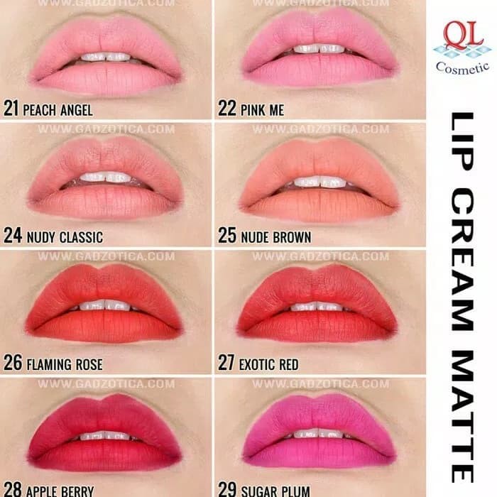 QL lip cream Matte/ Lip Cream QL
