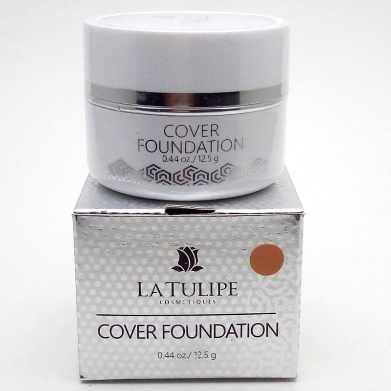 La Tulipe Cover Foundation 12,5 Gram - Latulipe Alas Bedak Original 100%