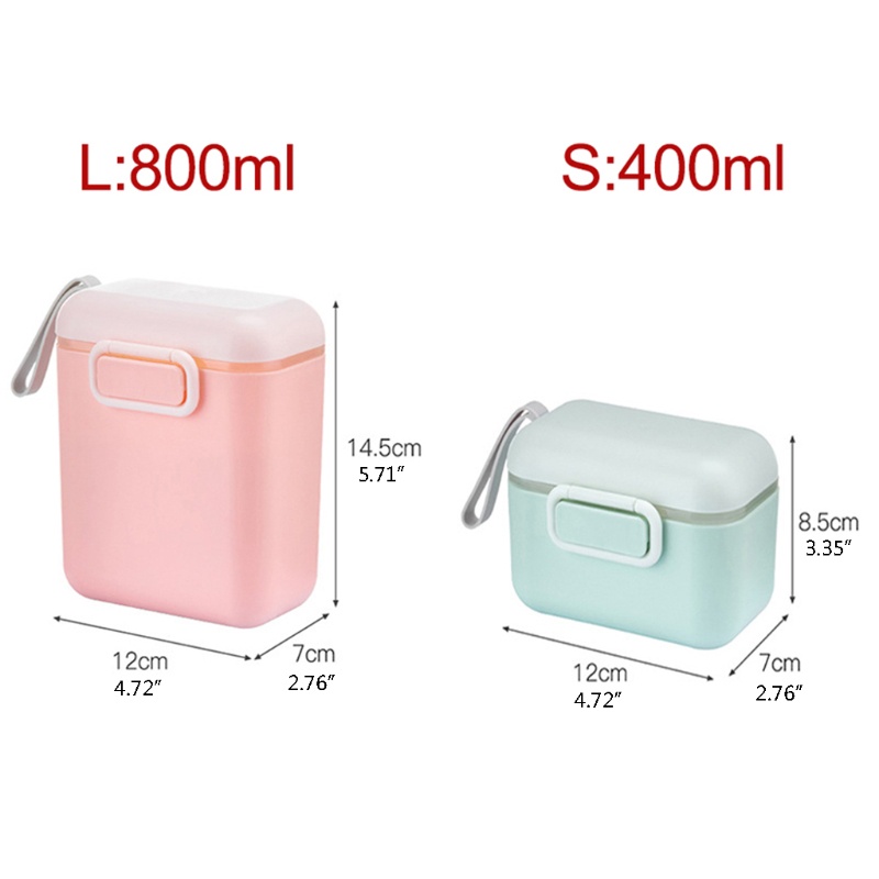 Mary Dispenser Susu Bubuk Bayi 400ml / 800ml Dengan Sendok