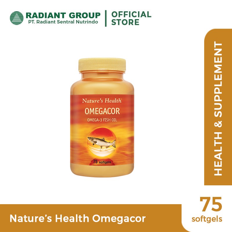 Natures Health Omegacor [75 softgels]