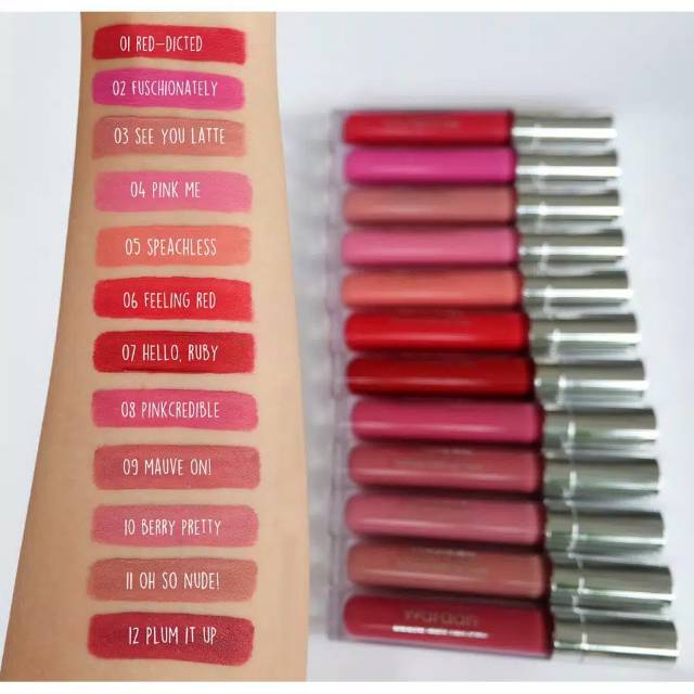 LIPCREAM WARDAH / LIP CREAM WARDAH EXCLUSIVE MATTE ORIGINAL 100%