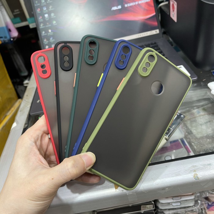 REALME 3 PREMIUM BUMPER HYBRID DOVE CASE BAHAN ANTI PECAH