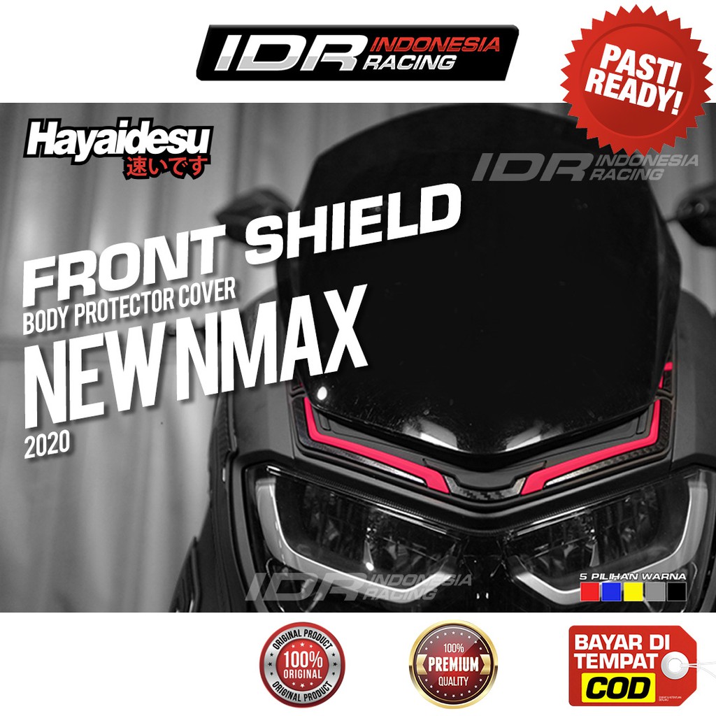 Hayaidesu Front Shield Cover NEW NMAX 2020 Kiri Kanan Stiker 3D Yamaha