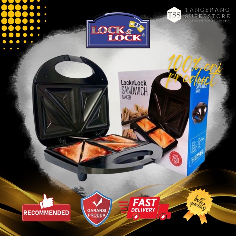 Lock n Lock Sandwich maker Toaster - pemanggang roti LocknLock