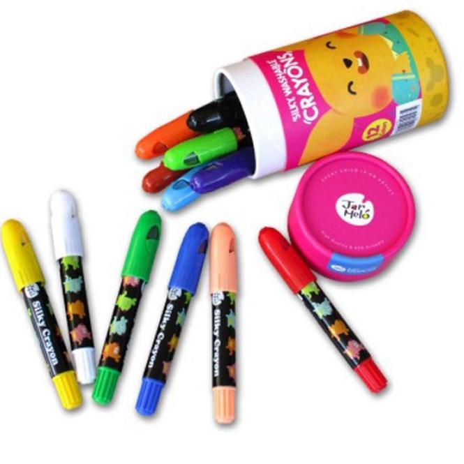 

o6o6 Joan Miro | Baby Roo | Jar Melo Washable silky Crayon - Non Toxic ➫☋ ➟ Best Seller ♪ヽ(
