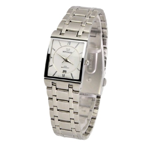 Jam Tangan Wanita Original Mirage 7908 Silver 3 ATM Stainless Steel