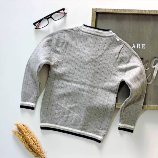 CR8 - ATASAN ANAK IMPORT BABY FENDY RAJUT SWEATER (IMPORT)