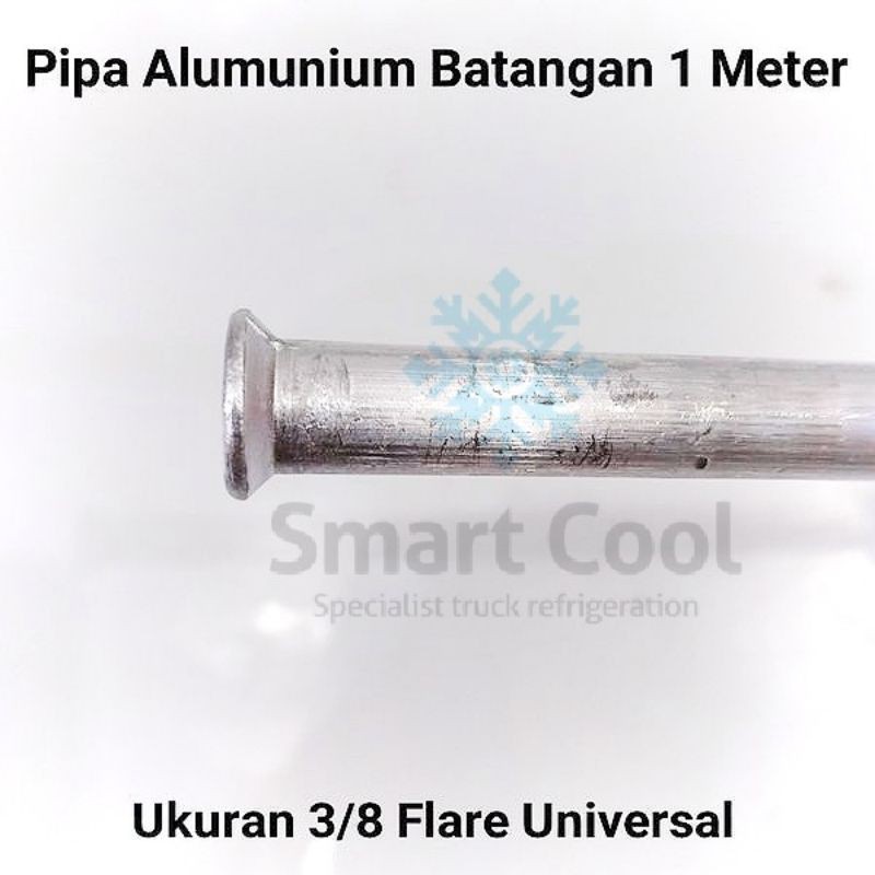 PIPA ALUMINIUM 3/8" FLARE UNTUK AC MOBIL PIPA SELANG ALUMINIUM AC MOBIL 1MTR