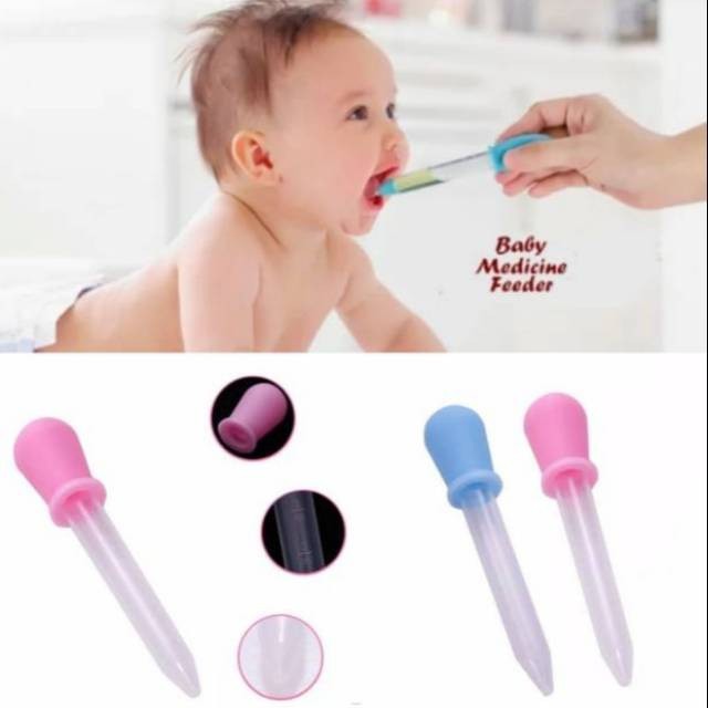 Pipet Tetes Obat Bayi ukuran 5 ML / Baby Medicine Feeder Asi Anak Makan Minum Bayi