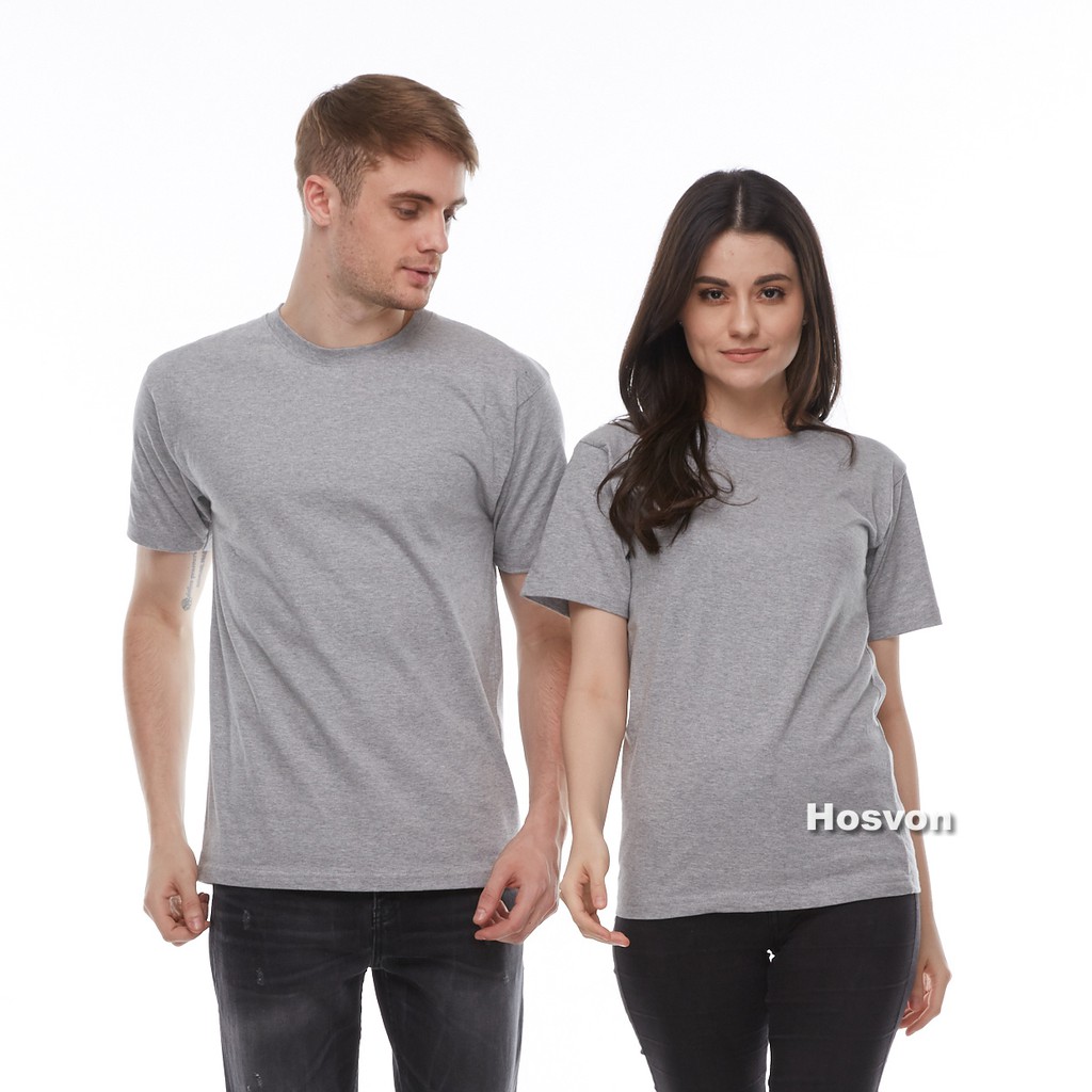 ABU MISTY MUDA Cotton Combed 20s Lengan Pendek (PRIA &amp; WANITA)