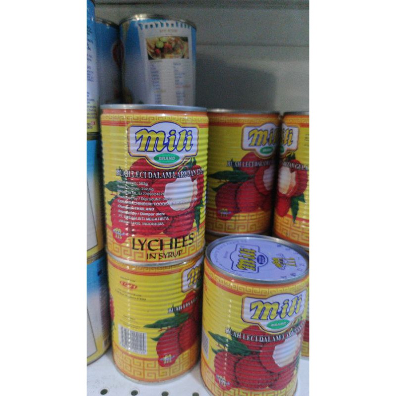 

Mili LECY ( Minuman Buah Kaleng ) 565gr