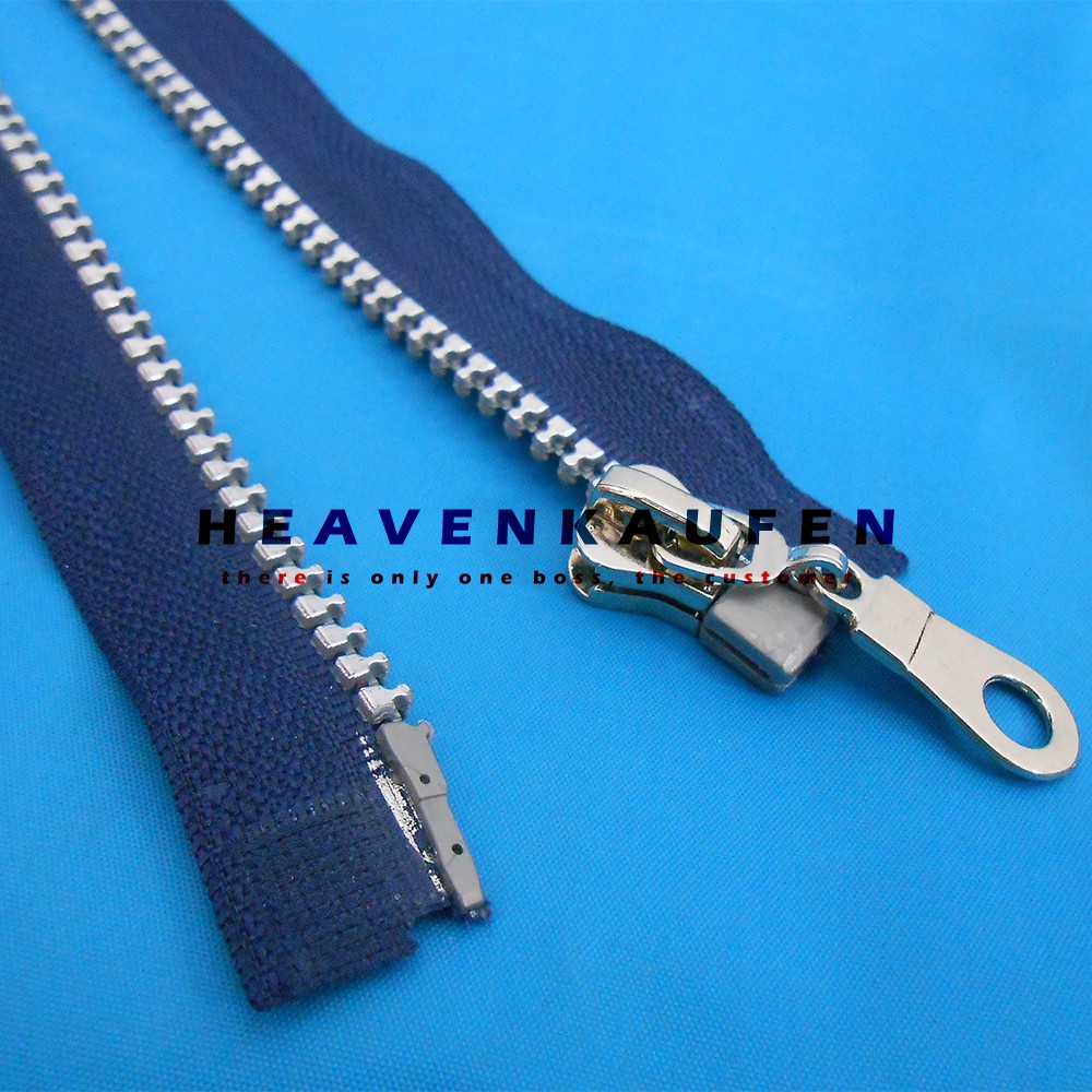 Resleting Zipper Sleting Retsleting Ritsleting 50 cm Gigi Vislon Silver