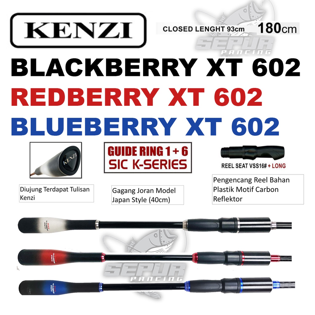 JORAN Pancing KENZI BLACKBERRY XT 602 - REDBERRY XT 602 - BLUEBERRY XT 602  (6-14LB, 7-15LB, 8-17LB,