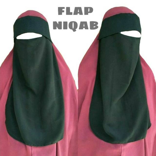 Flap niqab / niqab bandana poni