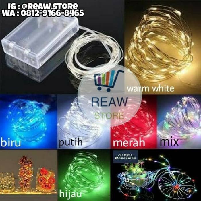 

Unik Lampu Tumblr Kawat / Lampu Hias LED Bentuk Kawat Murah