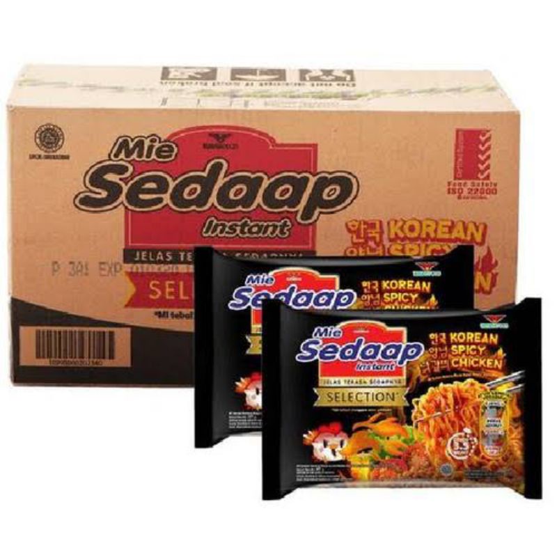 

Mie Sedaap Korean Selection Spicy Chicken 1 Dus isi 40 Pcs