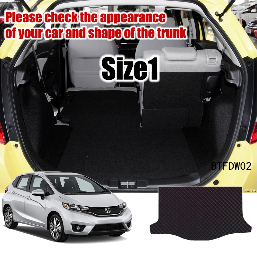 Aksesoris Matras Cover Bagasi Mobil Bahan Kulit Untuk Honda Fit 2015 2016 2017 2018 2019 2020