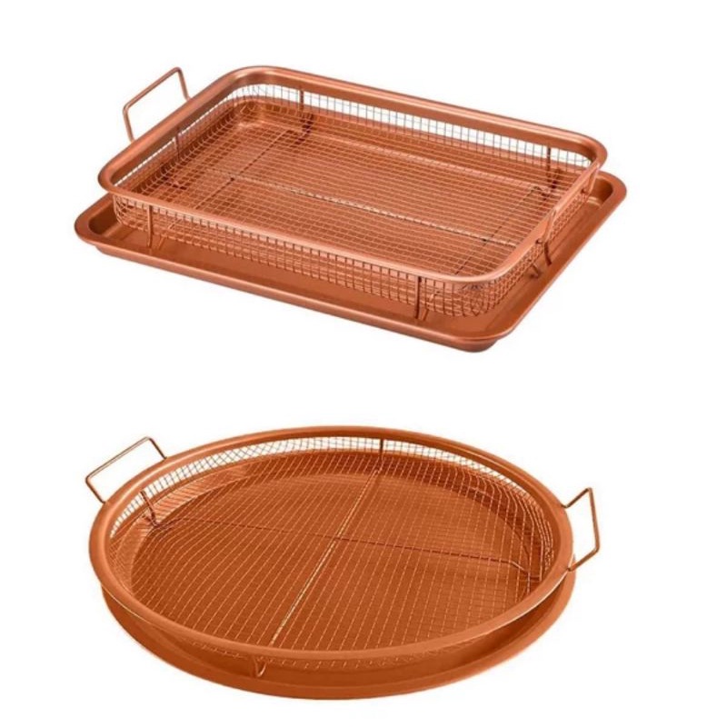 NexXio Cooper Crisper Tray / Baking Tray / Oven Tray / Peniris Minyak / Cooling Rack.