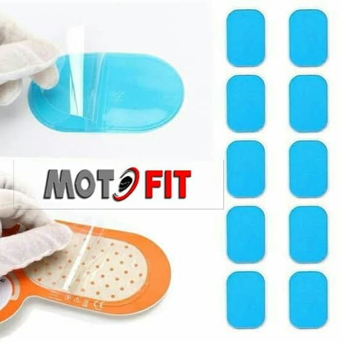 Gel pad Penganti EMS Otot Six Pack ABS Abdominal Muscle 12pcs