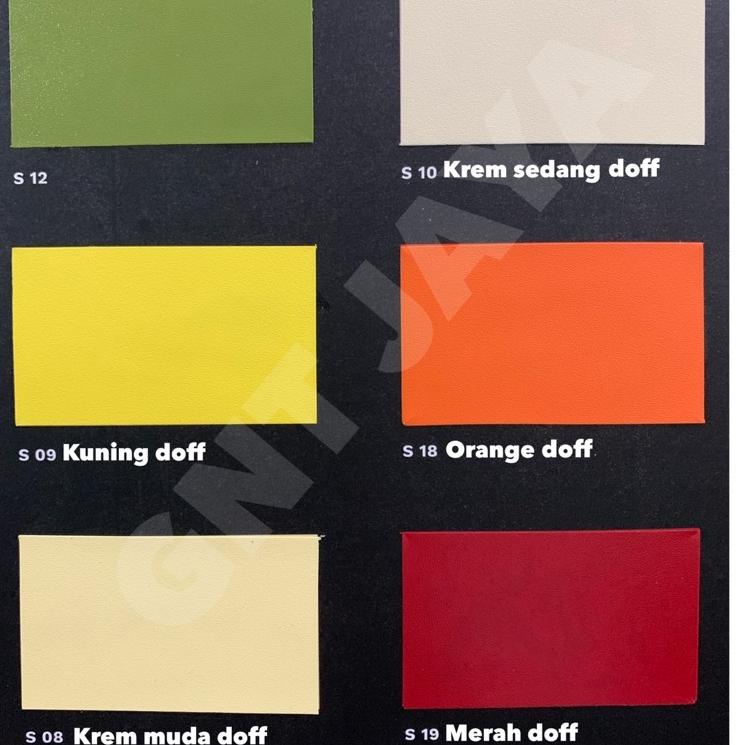 Stock Banyak HJIJK taco sheet SUPERCON PVC cs laminates PUTIH HITAM ABU BIRU UNGU HIJAU muda tua pel