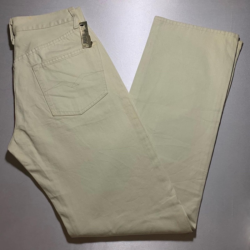 Celana Panjang Jeans Wanita Wide Leg Highwaist Replay Blue Jeans Size 27 - 28