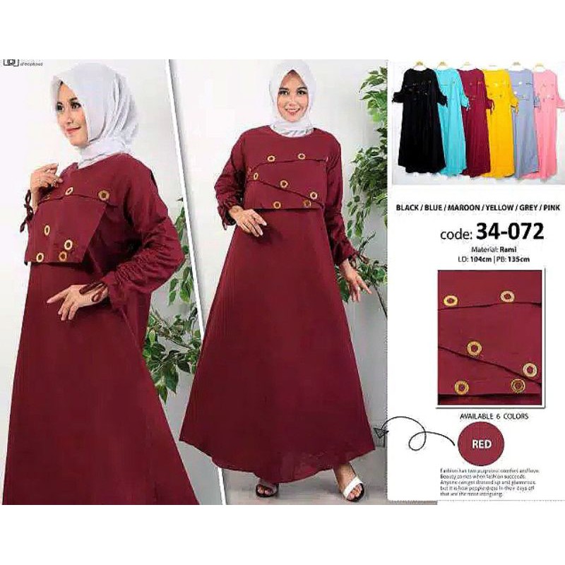 GAMIS KATUN RAMI/RING EMAS