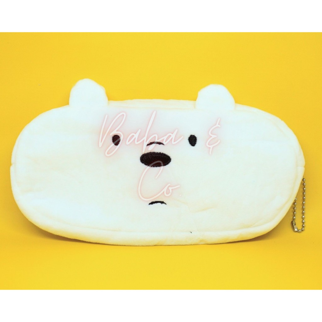 KOTAK PENSIL WE BARE BEARS  BULU LUCU KOTAK PENSIL UNIK KOTAK PENSIL WBB ATK MURAH-ICE BEARS