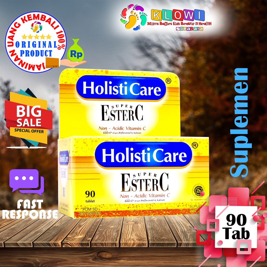 Holisticare Super Ester C - Isi 90 Tablet