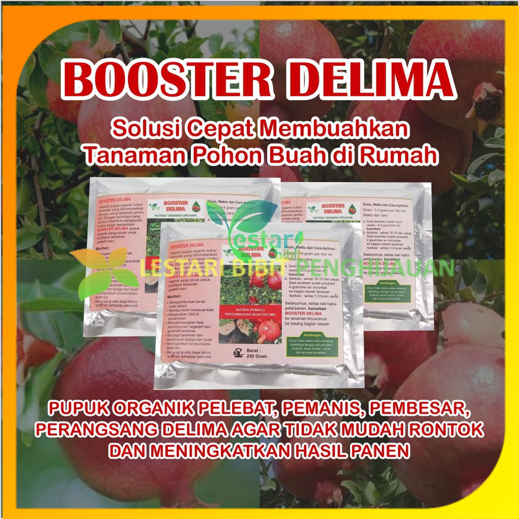 Jual Pupuk Organik Booster Delima Agar Cepat Berbuah | Shopee Indonesia