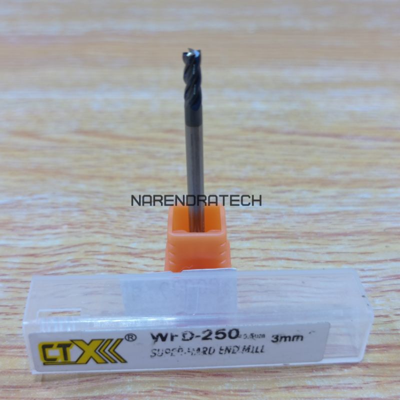 endmill carbide 3mm 4f matabor frais endmill 3mm ctx