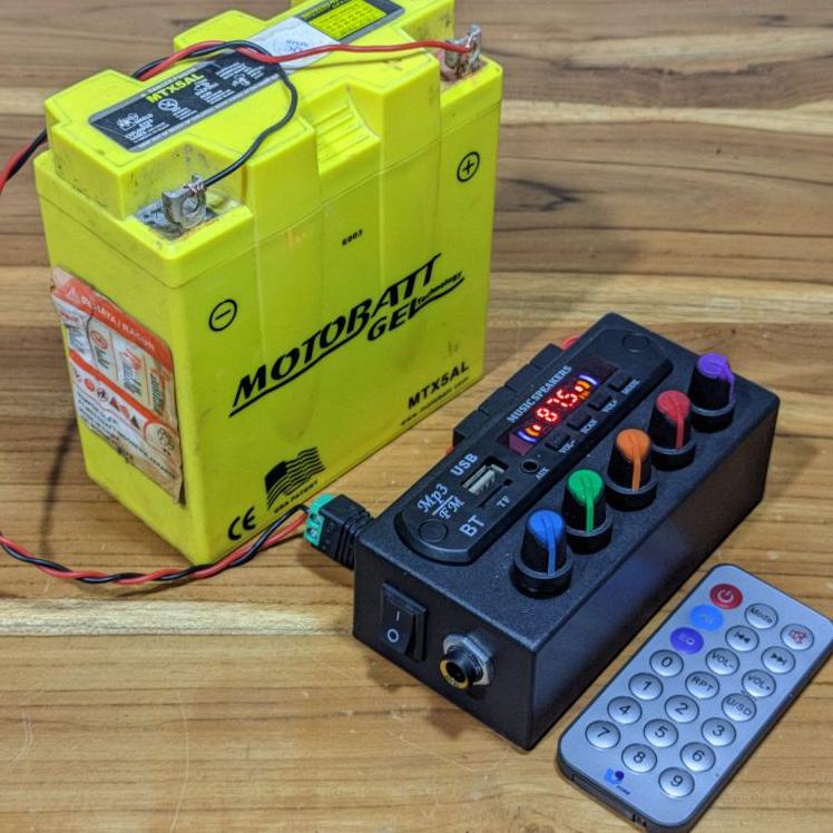 Stok terbatas.. Ampli Mobil Bluetooth 12v