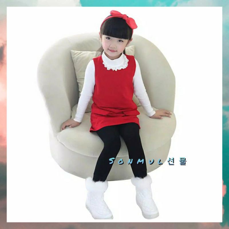 KIDS GIRLS WINTER THERMAL LEGGING IMPORT CELANA LEGGING ANAK MUSIM DINGIN