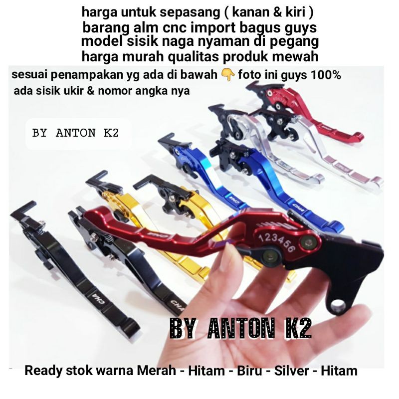 HANDLE REM BRAKE/HANDLE TUAS REM VARIASI MOTOR VARIO KARBU/VARIO 110 FI CBS/VARIO 110 OLD/VARIO LAMA