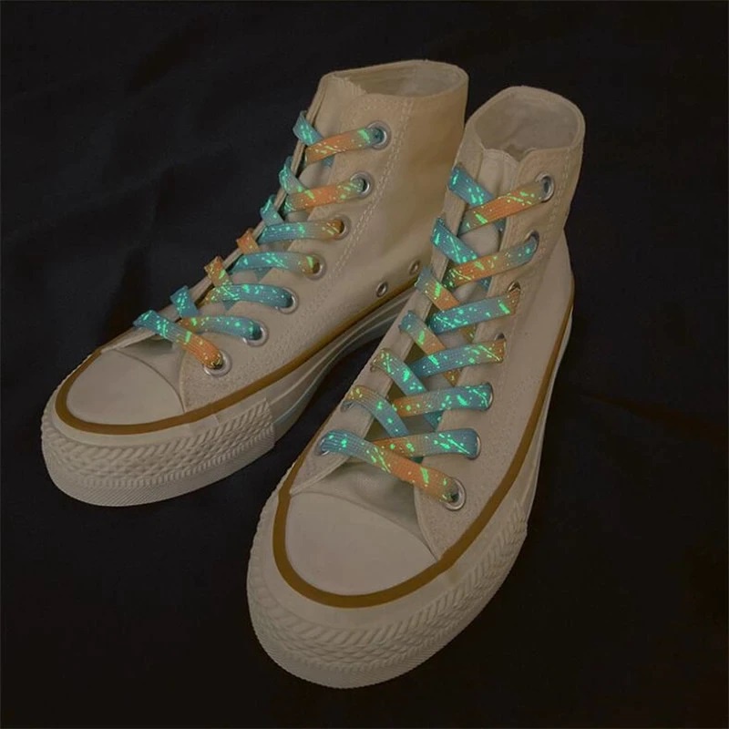 Tali Sepatu Glow In The Dark Shoelaces Glow In The Dark Tali Sepatu Nyala Dalam Gelap 120cm