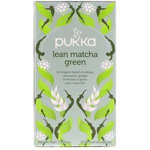 

Pukka Herbs, Lean Matcha Green, 20 Herbal Tea Sachets, 1.05 oz (30 g)
