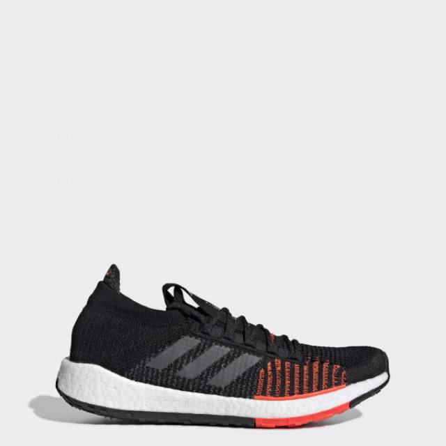 Adidas Men's Running Pulseboost HD Shoes - Black Red [FU7333]