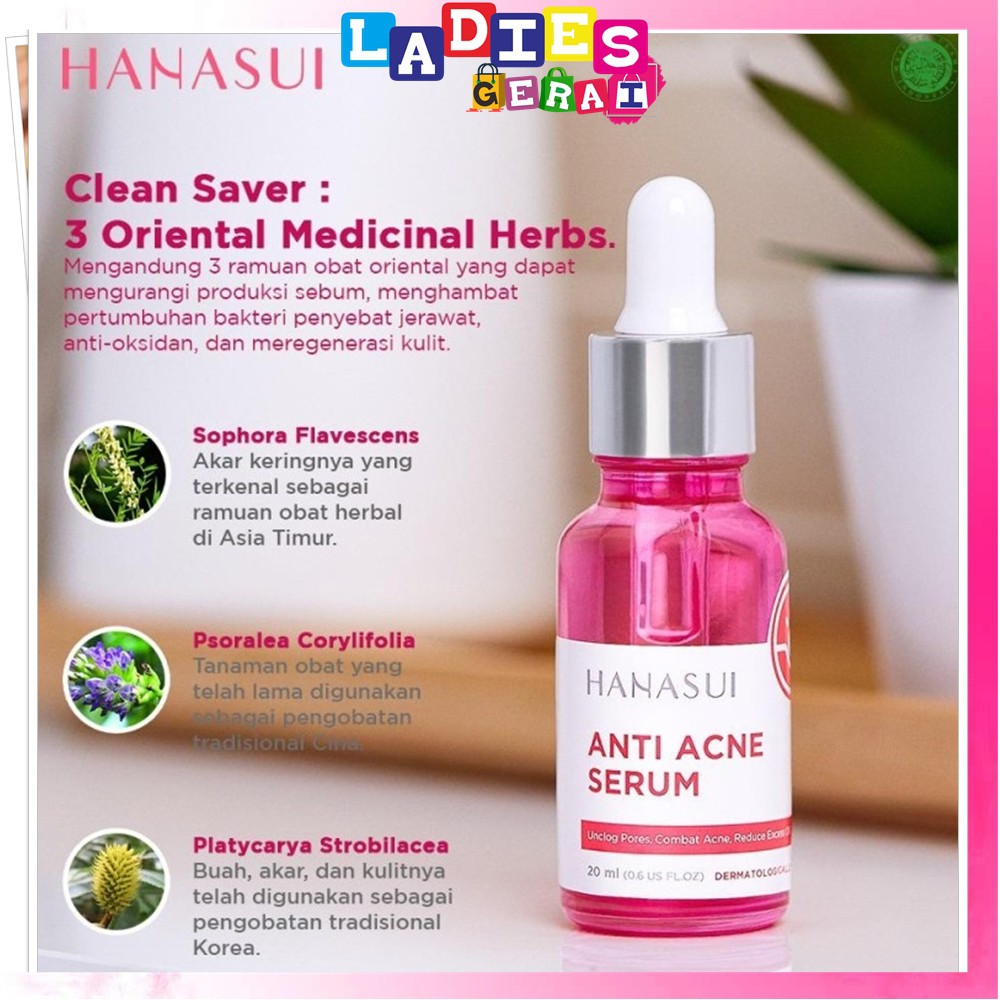 Serum Anti Acne Hanasui / Hanasui Acne Pink