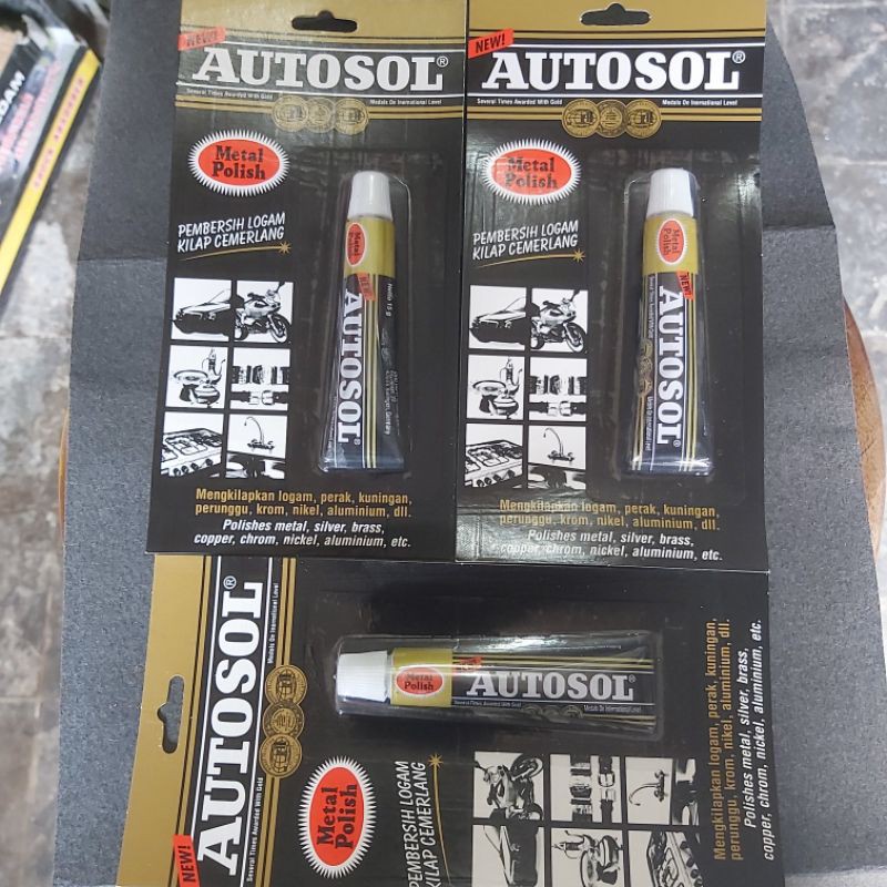 AUTOSOL METAL POLISH 15GRAM PEMBERSIH PENGKILAP BESI LOGAM SERBAGUNA