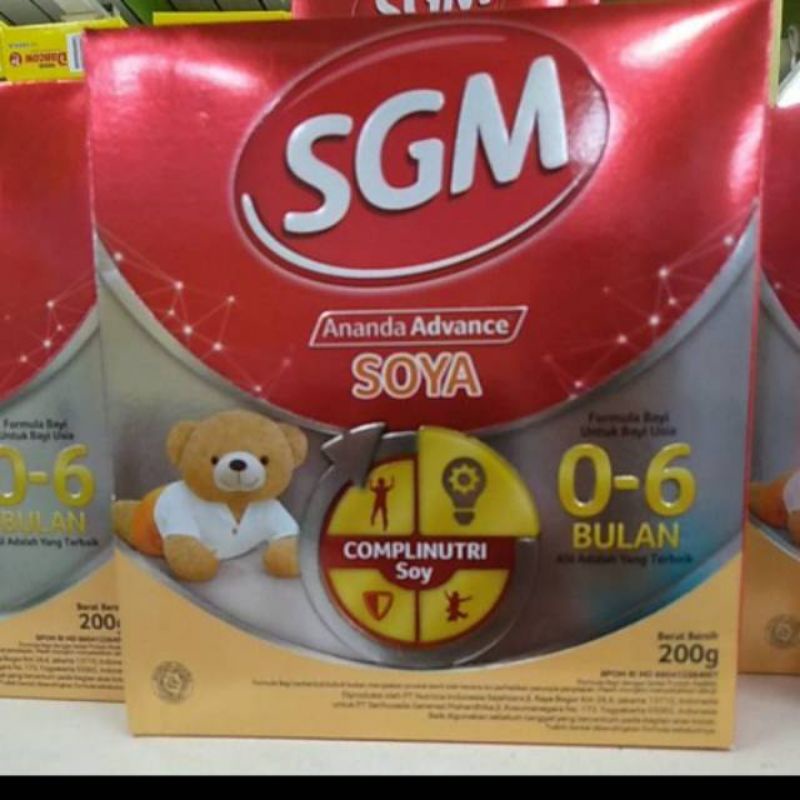 SGM Soya Ananda 0-6 bulan 200gr