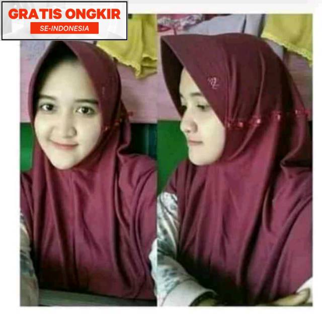 jilbab sekolah geblusan Inner hijab Ciput rajut premium Ciput kaos premium Daleman kerudung Dalaman 