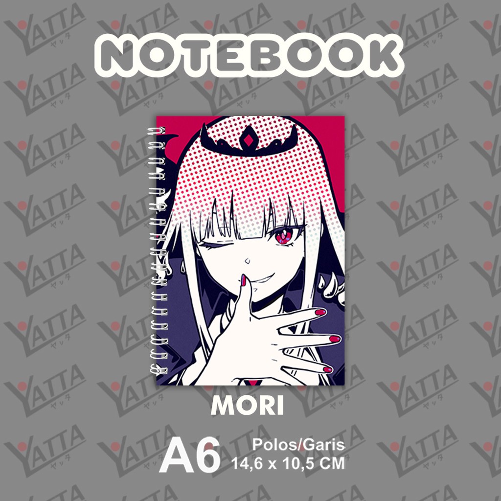 

Notebook Anime Ukuran A6 10,5 cm x 14,8 cm Hololive ENG - Mori