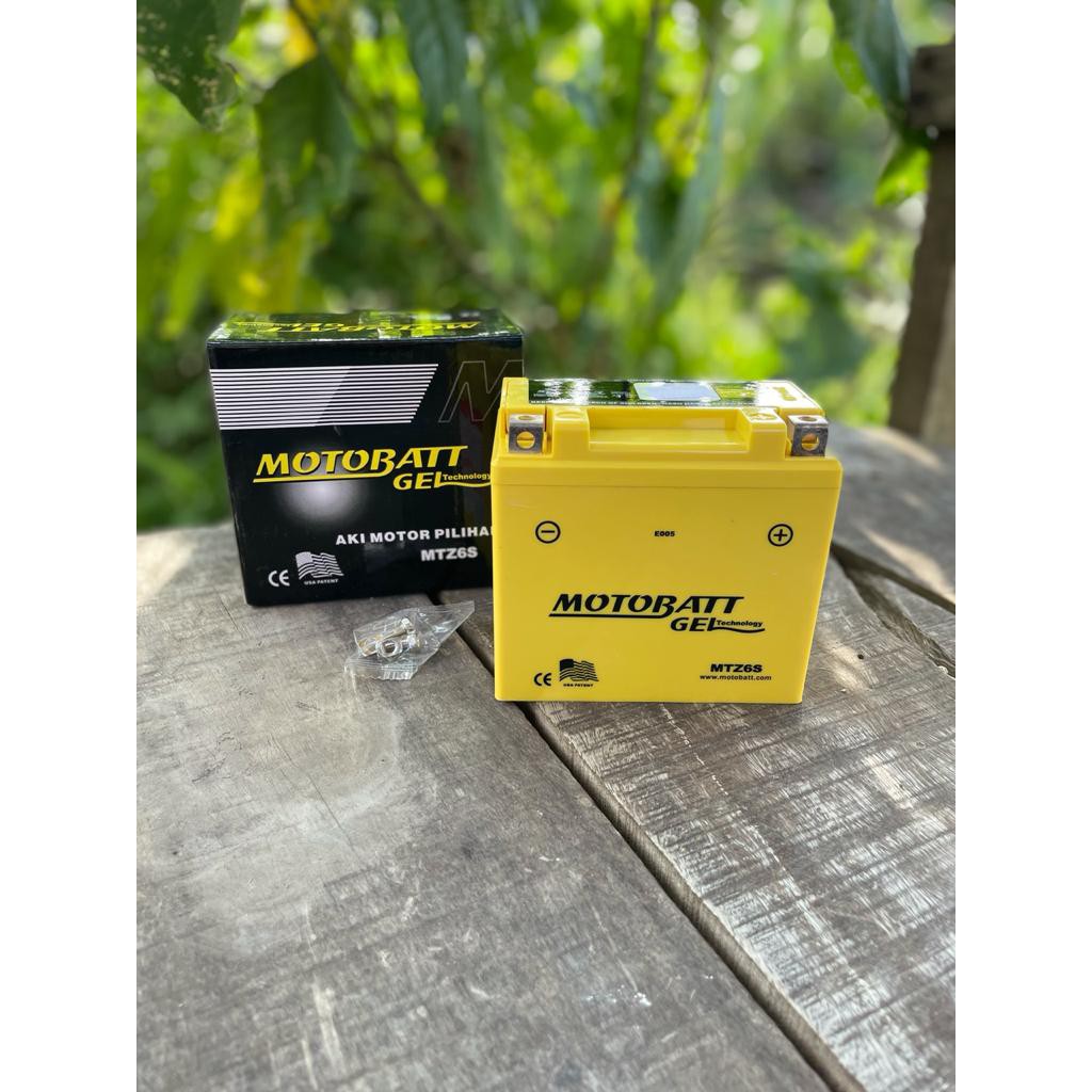 Aki kering Motor Honda Vario 125  vario 150 satria Fu MTZ6S Motobatt Motobat Gel Accu ORIGINAL