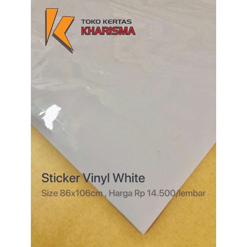 

STICKER VINYL WHITE