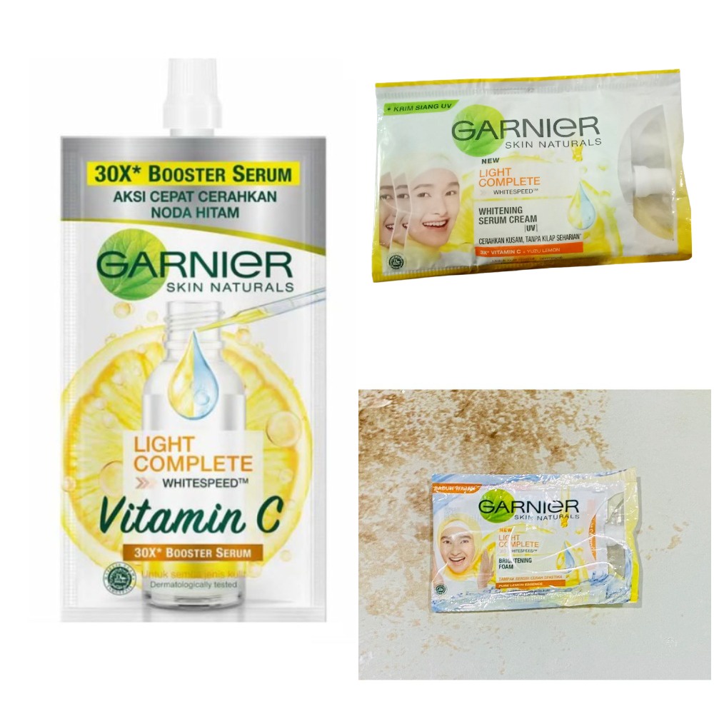 Paket Bundling Garnier Light Complete 3 In 1