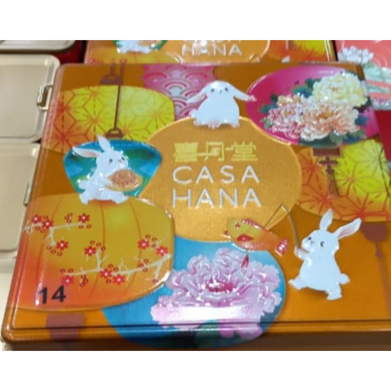 mooncake casahana durian musang polka gold no 14