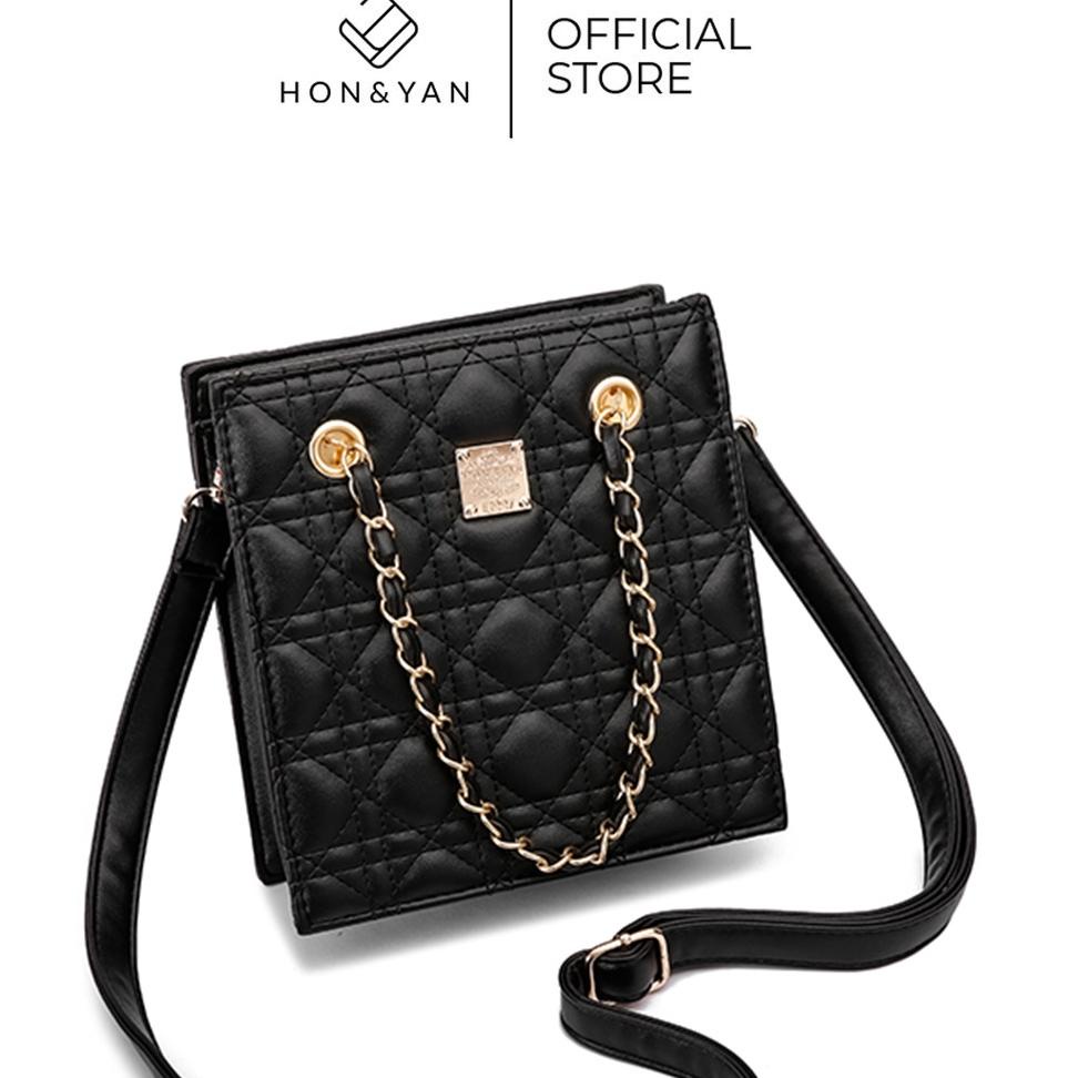 {FR.19Au22w} Tas Selempang 2 Tali Sling Bag Wanita Import Chain Handbag - Lavior Sling Bag