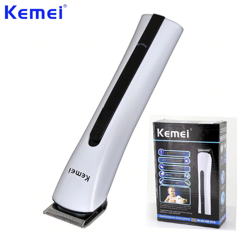 Kemei Alat Cukur Elektrik Hair Trimmer Shaver - KM-2516 - White